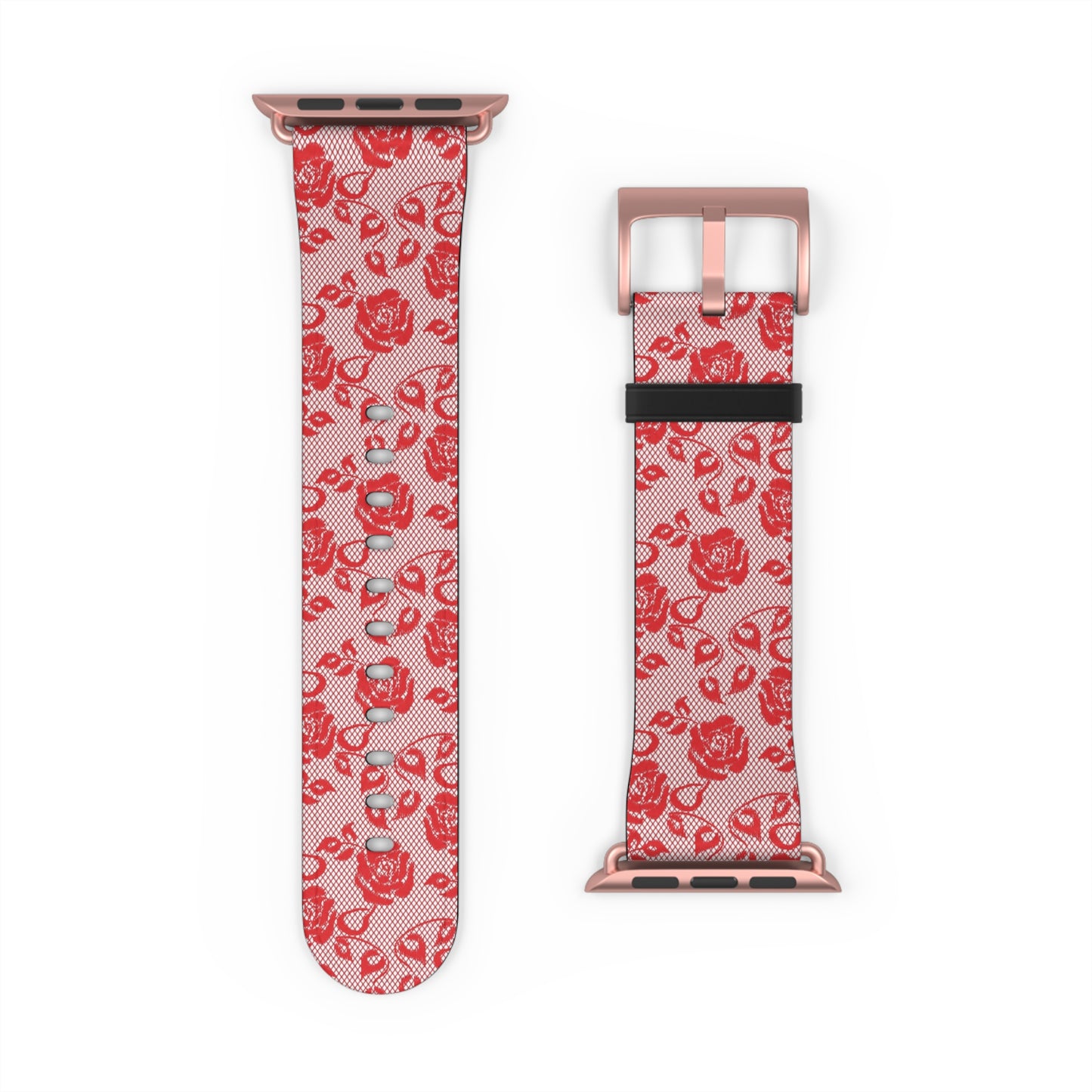 Scarlet Lace - Apple Watch Strap