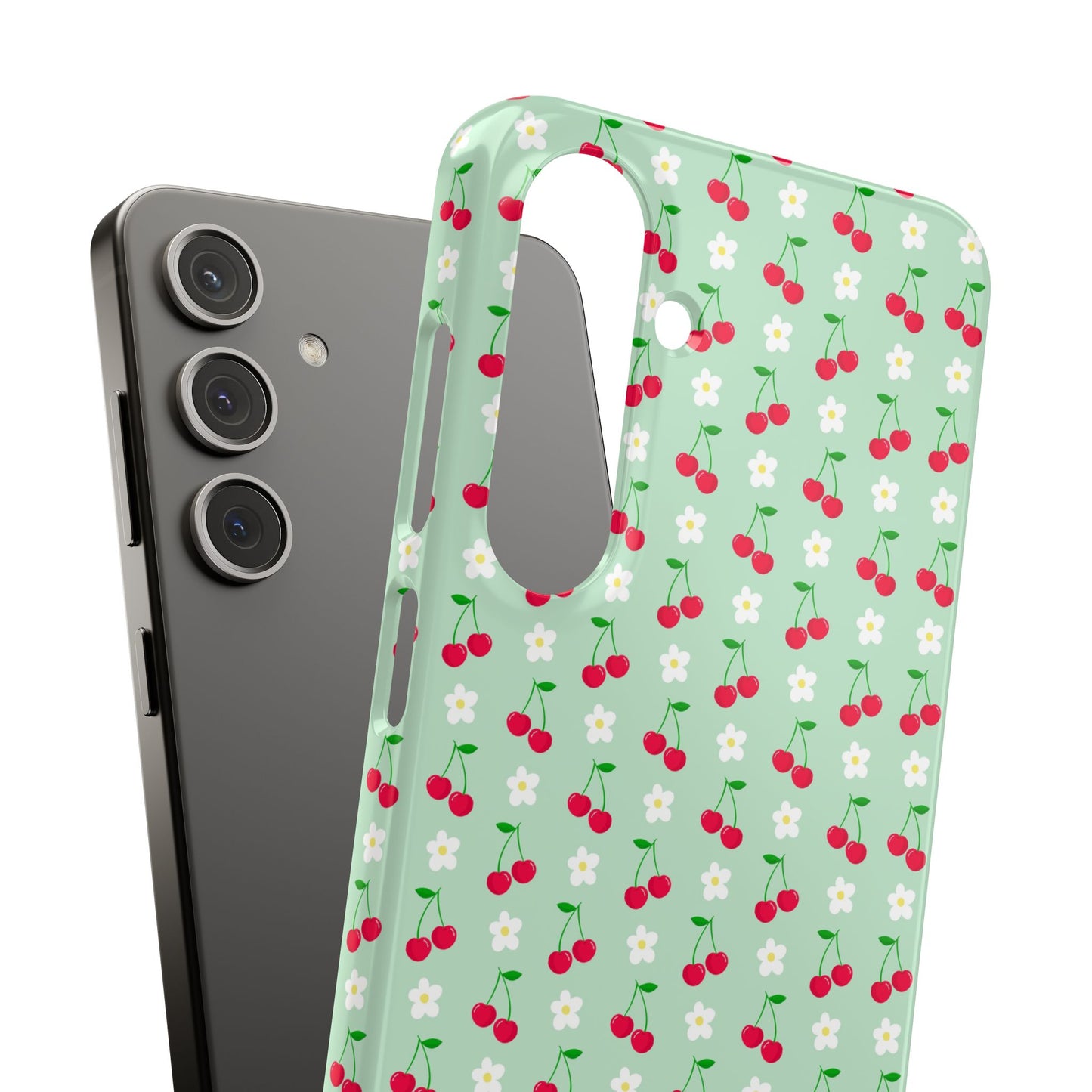 Mint Cherry - Samsung Snap Case