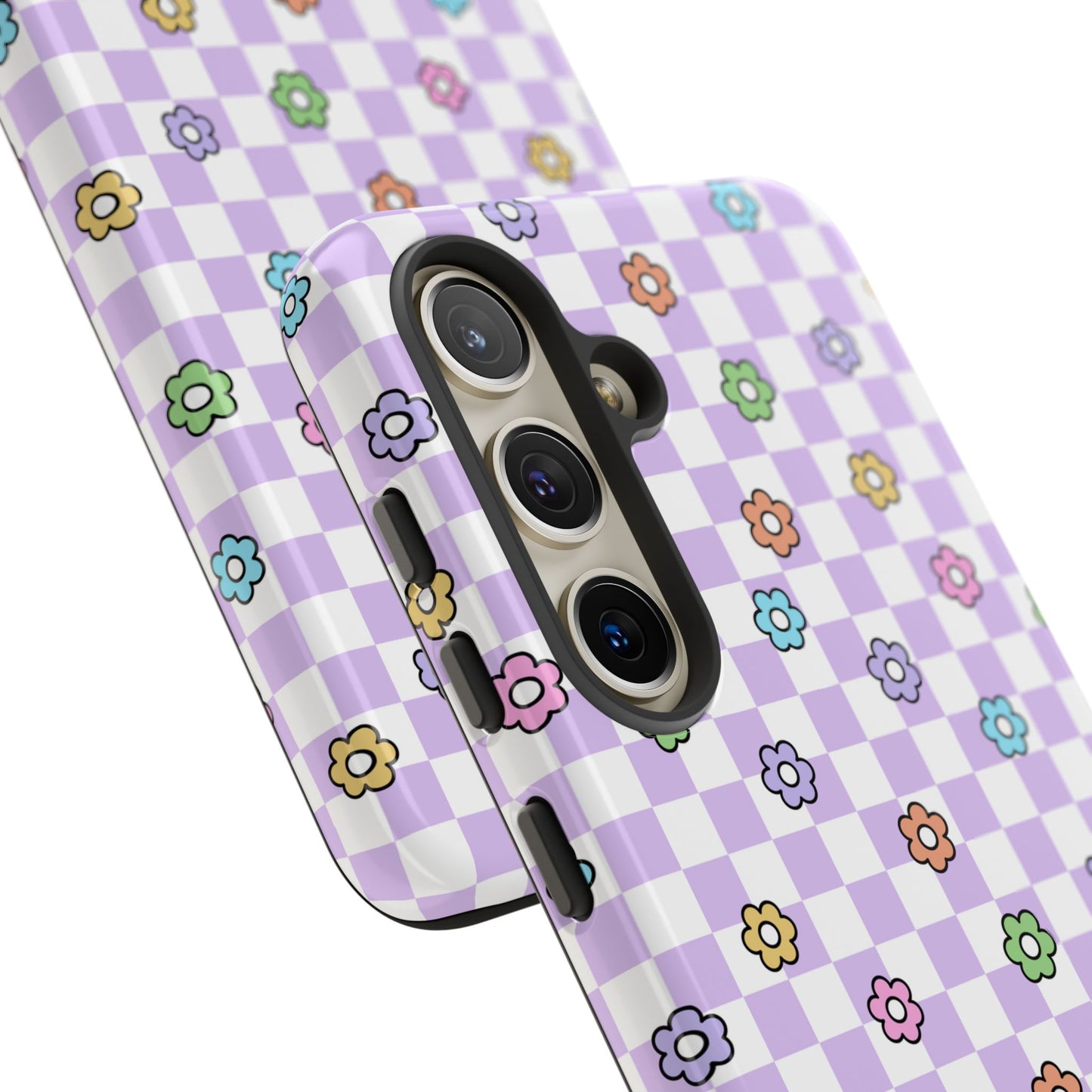 Checkered Bloom - Samsung Tough Case