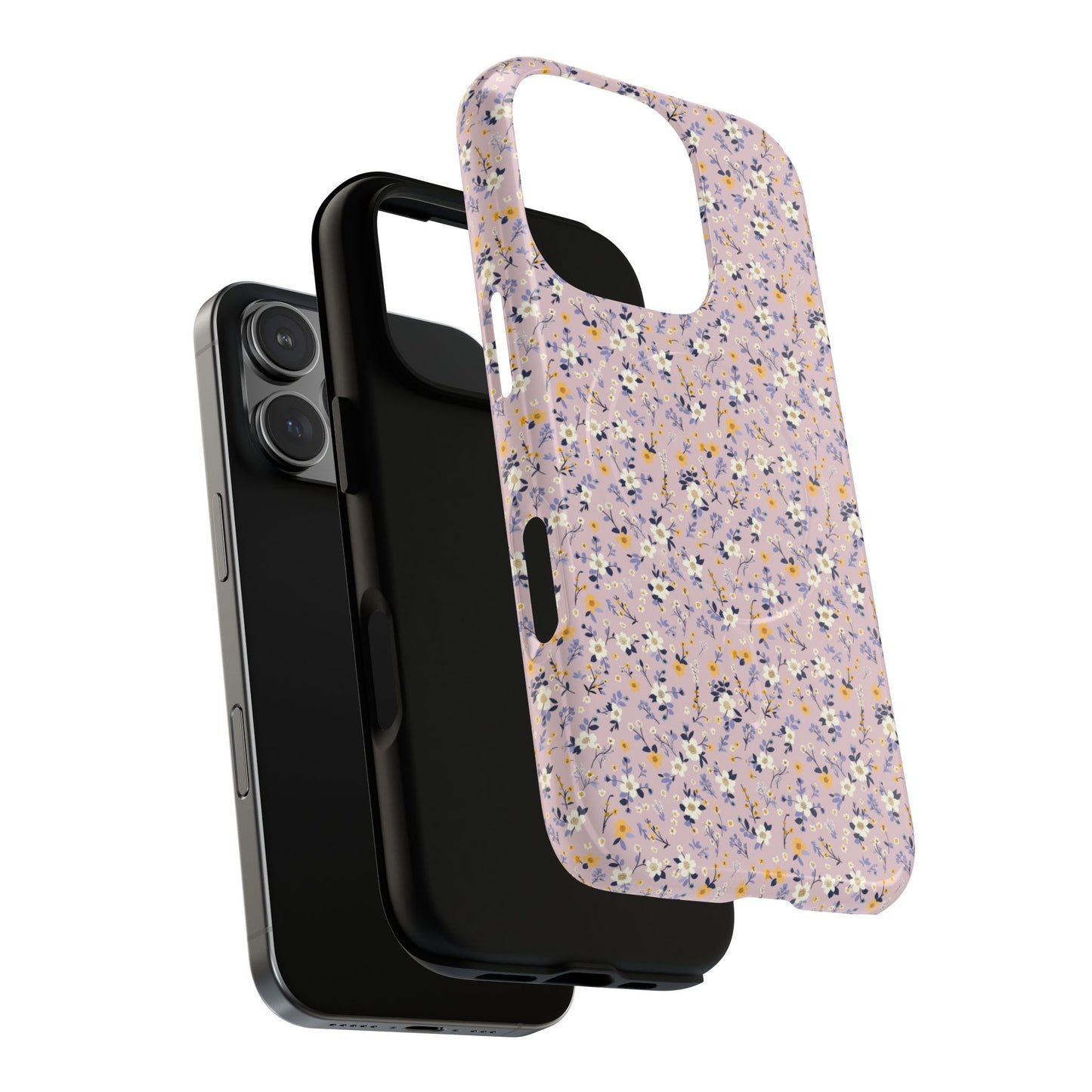 Ditsy Pink - iPhone Tough Magnetic Case