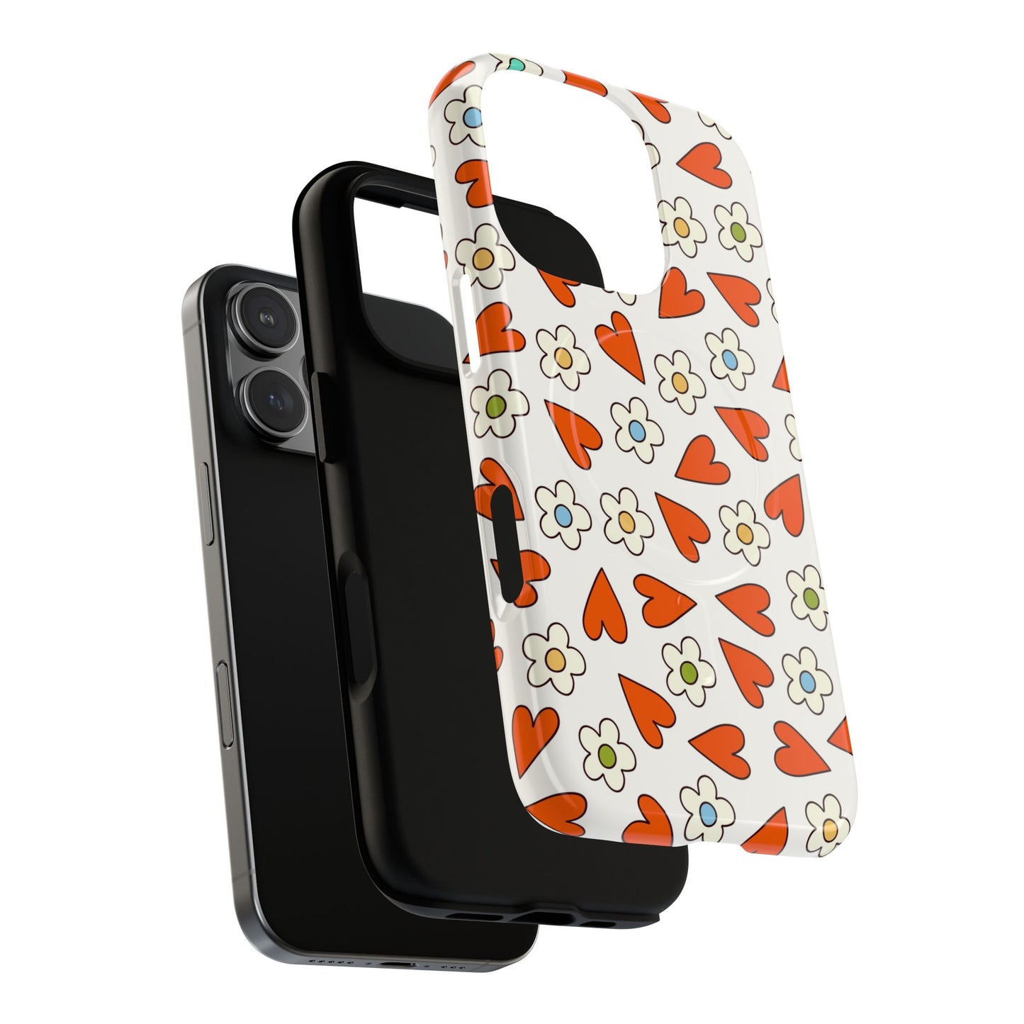 Groovy Love Bloom - iPhone Tough Magnetic Case