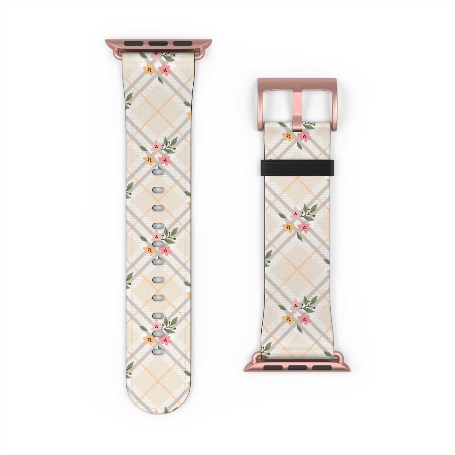 Petal Plaid - Apple Watch Strap