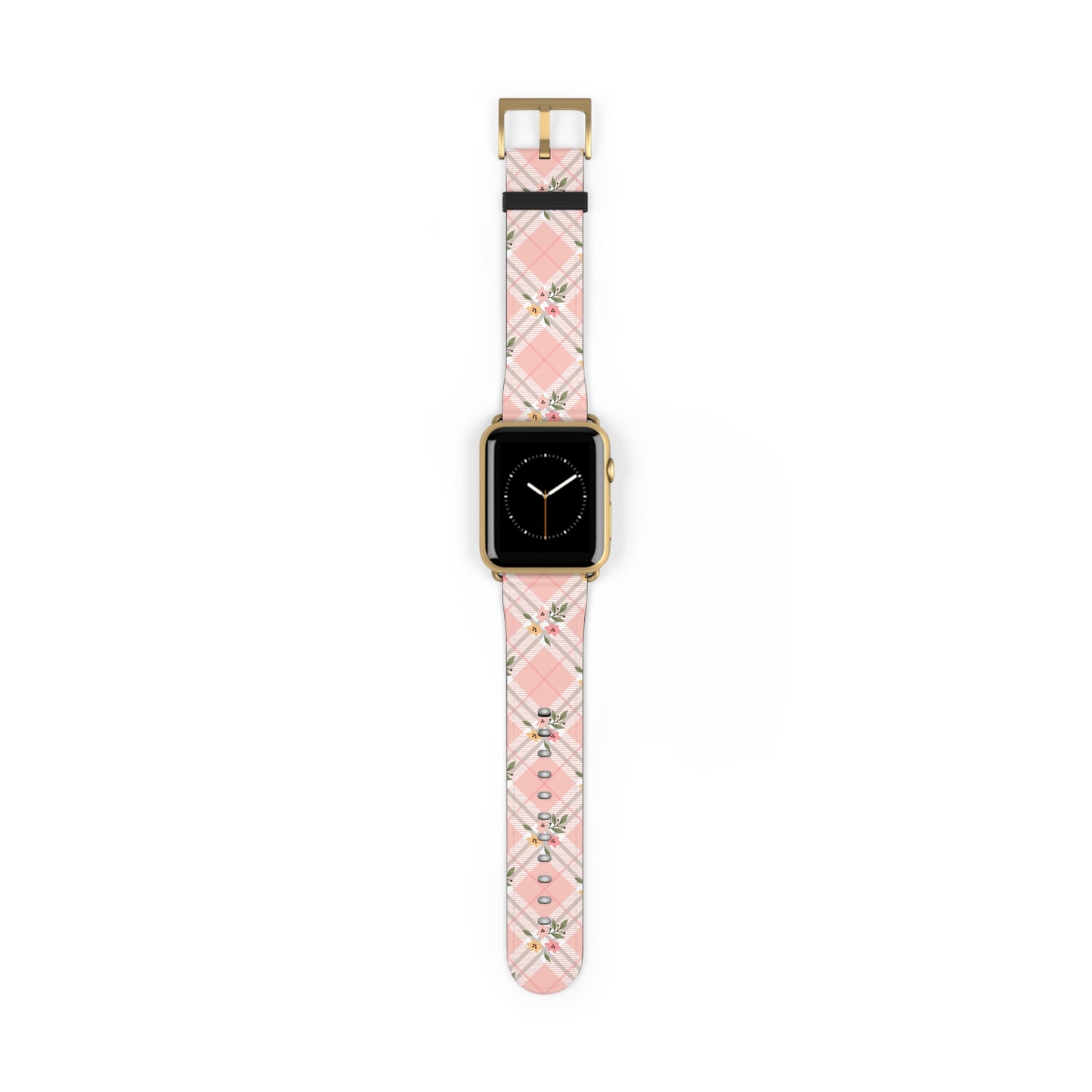Pink Argyle - Apple Watch Strap