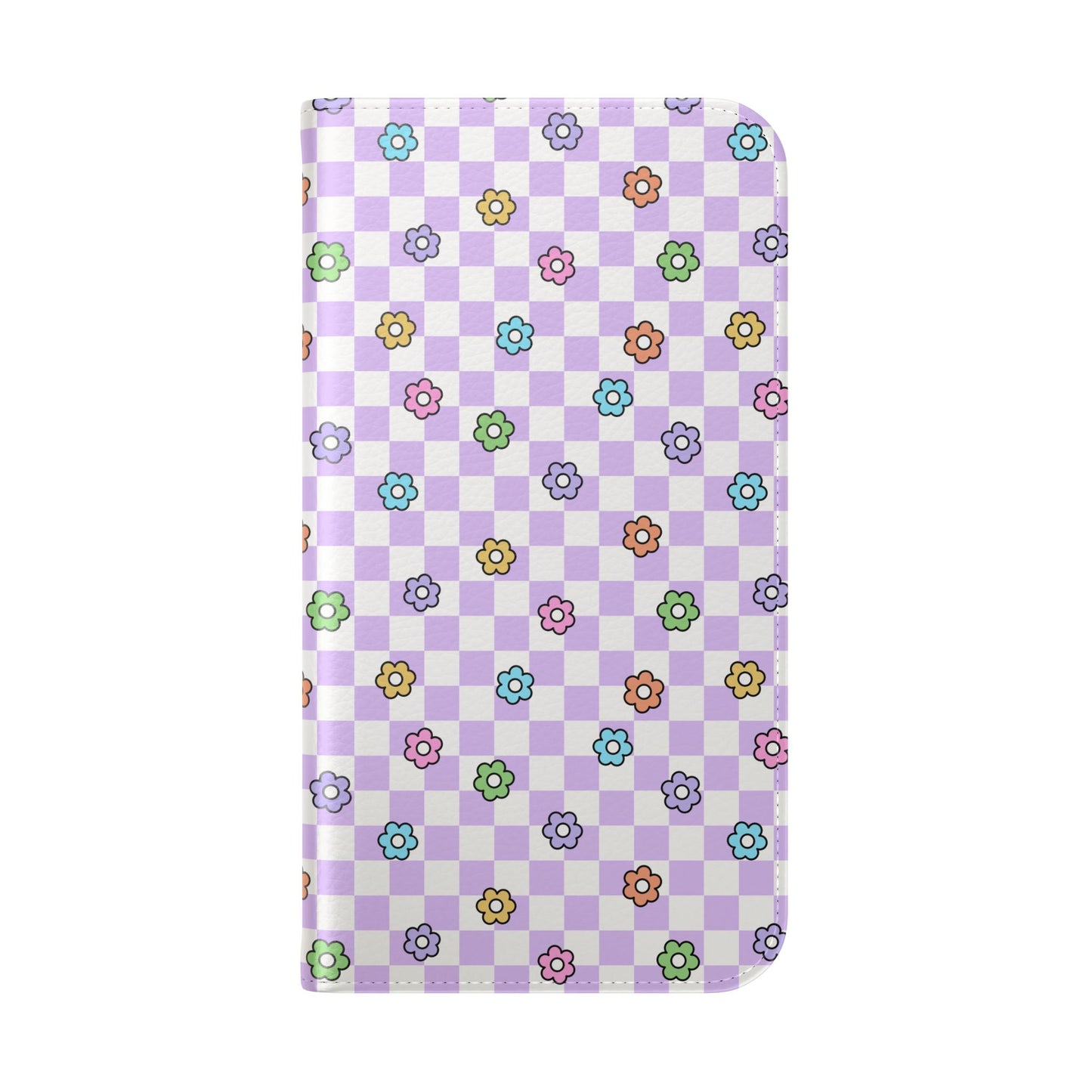 Checkered Bloom - Folio Case