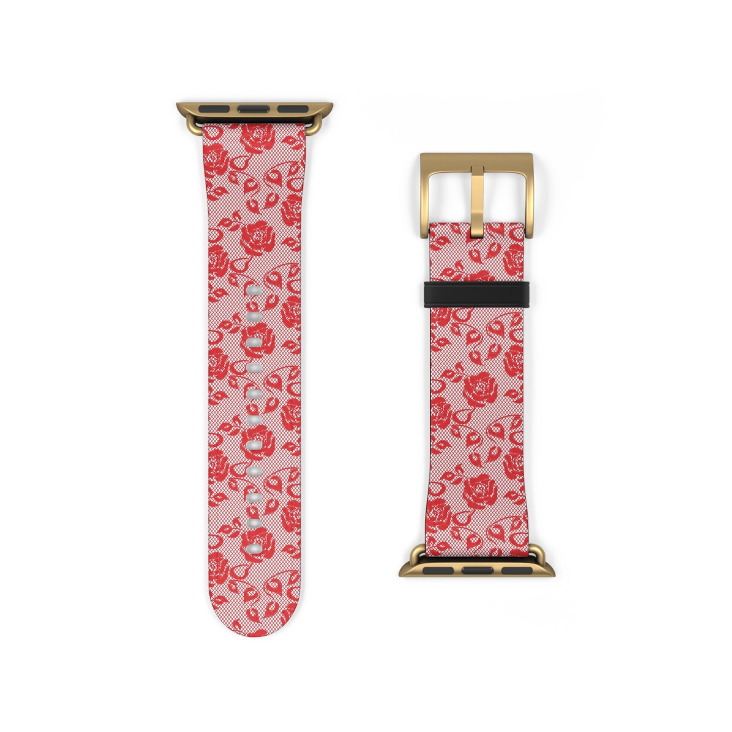 Scarlet Lace - Apple Watch Strap
