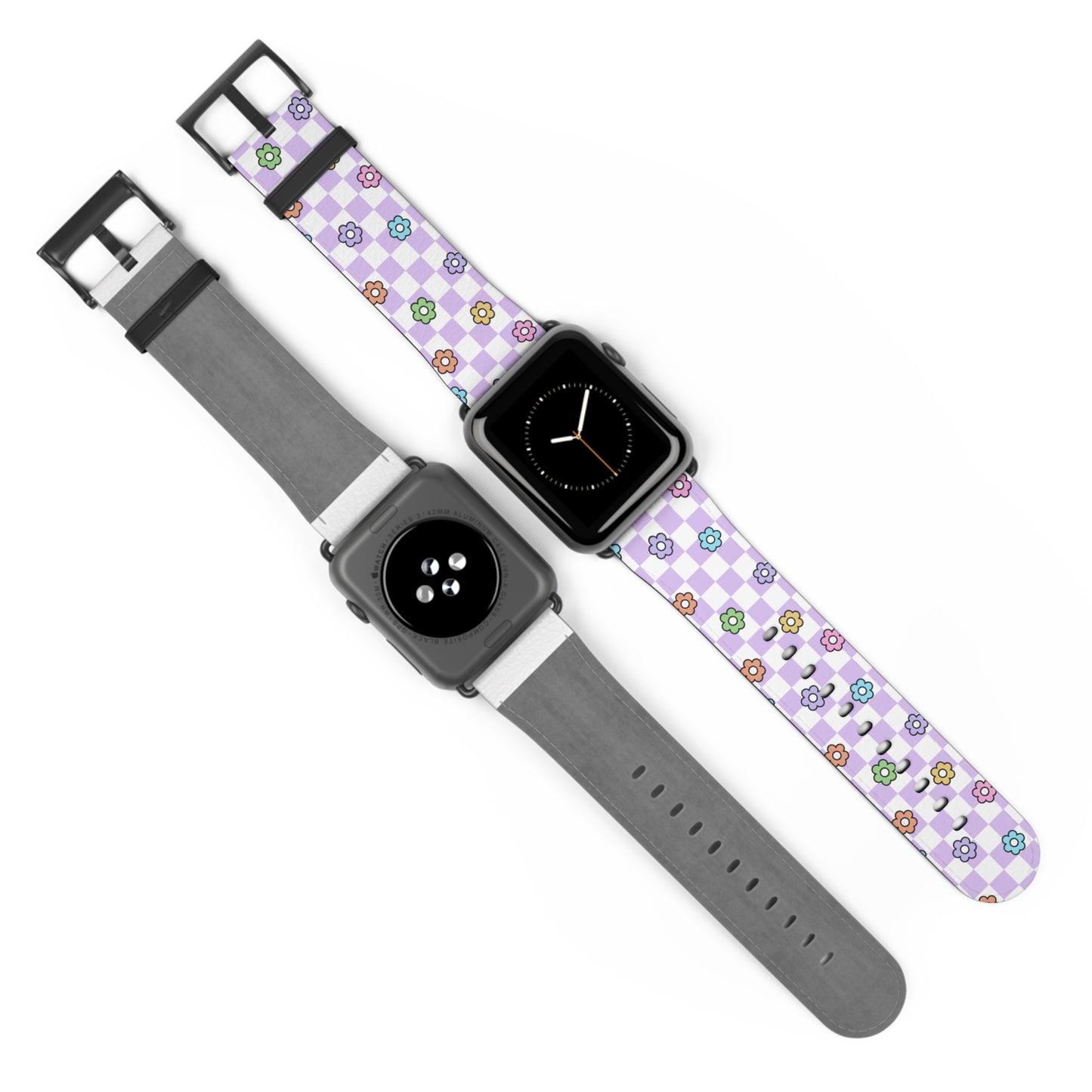 Checkered Bloom - Apple Watch Strap