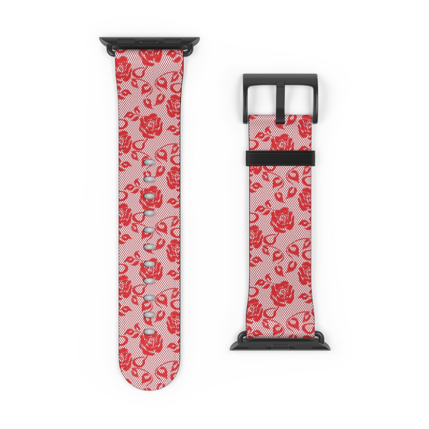 Scarlet Lace - Apple Watch Strap