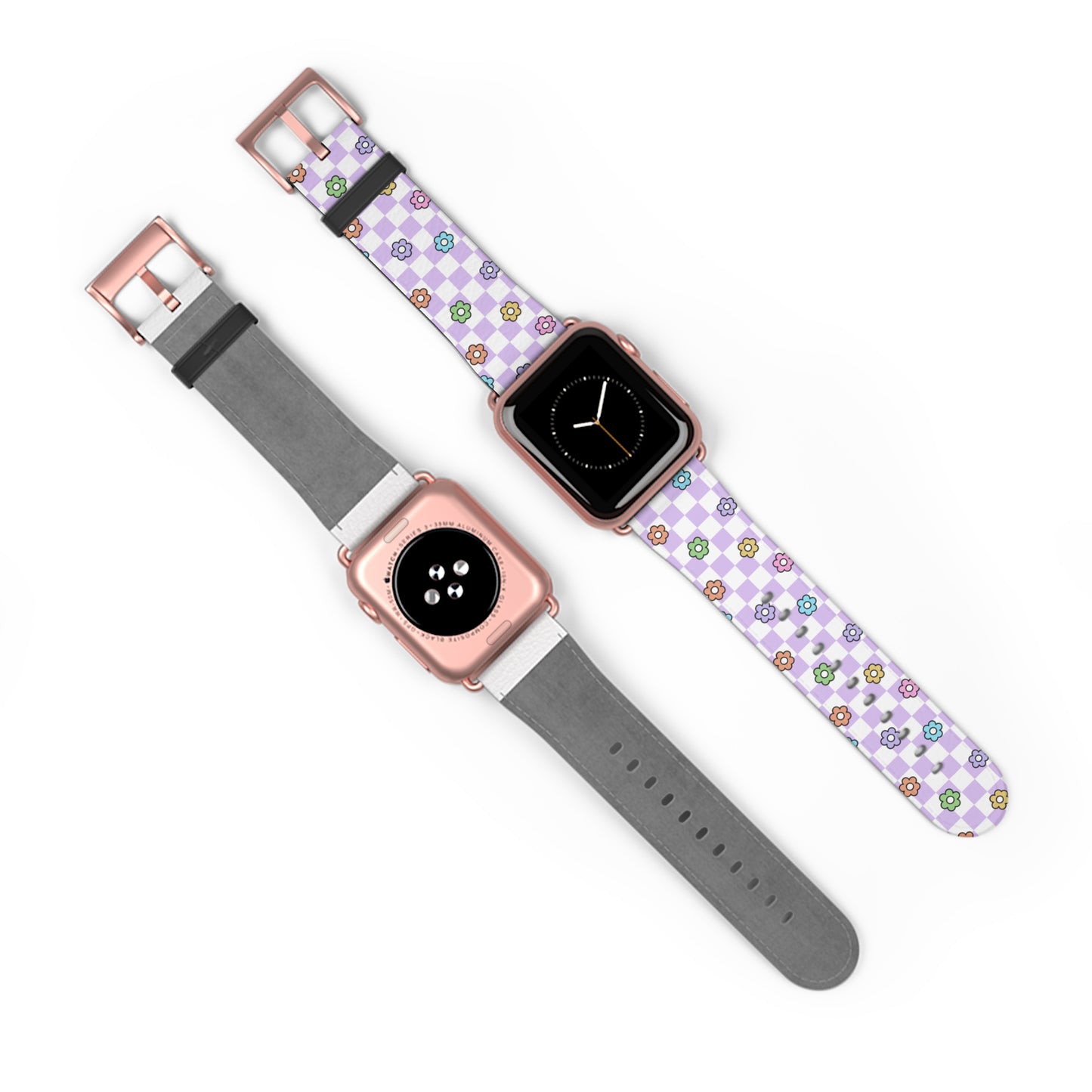 Checkered Bloom - Apple Watch Strap