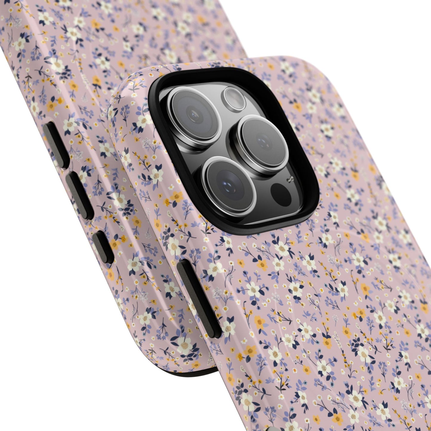 Ditsy Pink - iPhone Tough Magnetic Case