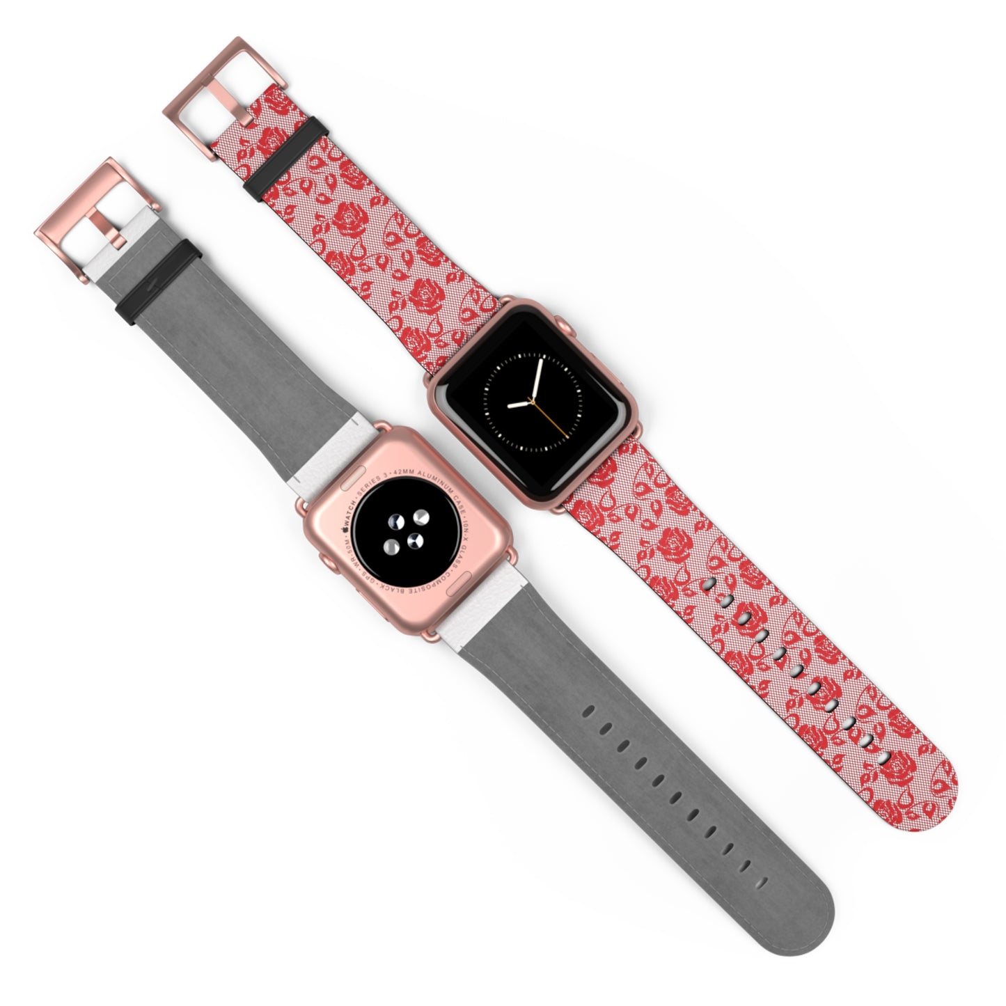 Scarlet Lace - Apple Watch Strap