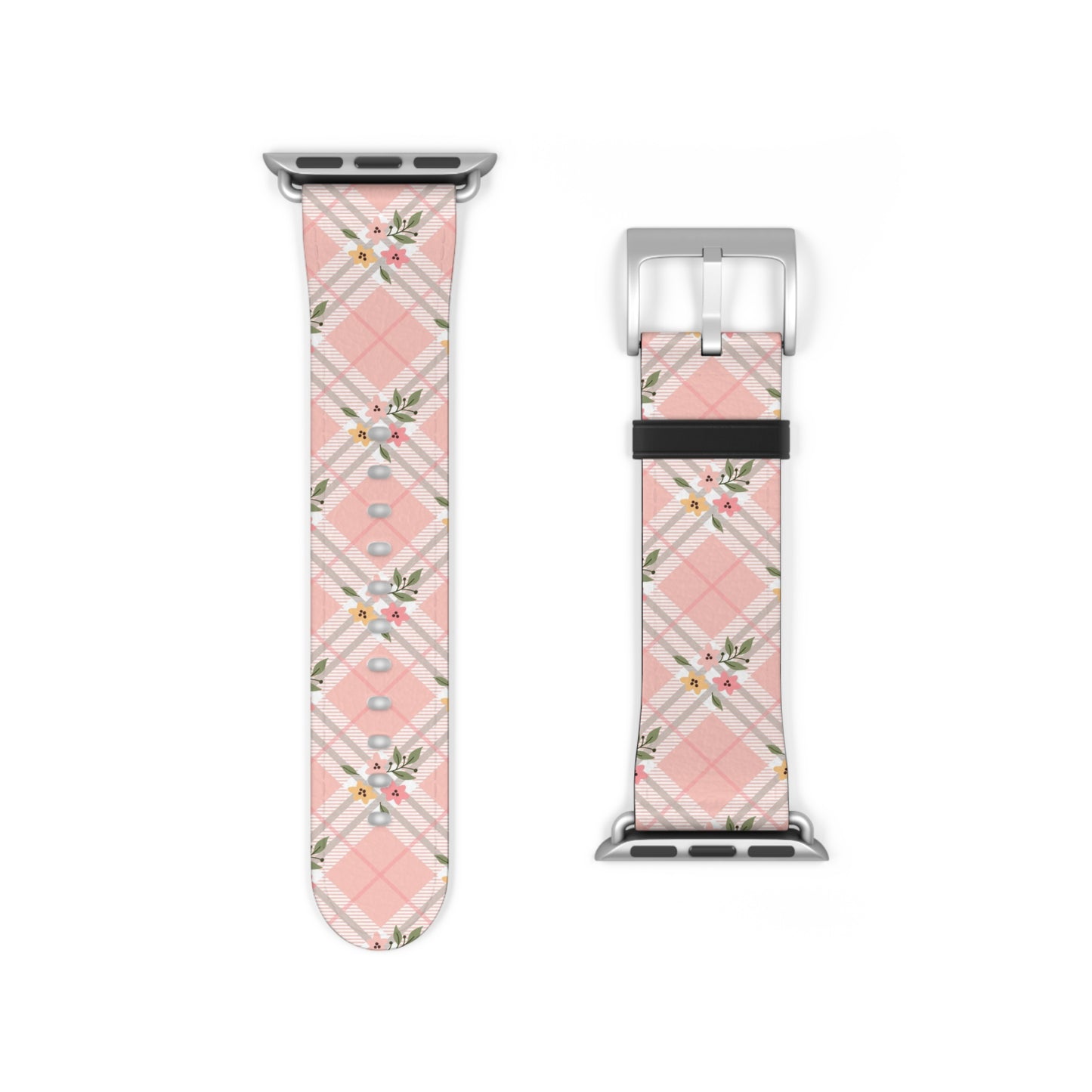 Pink Argyle - Apple Watch Strap