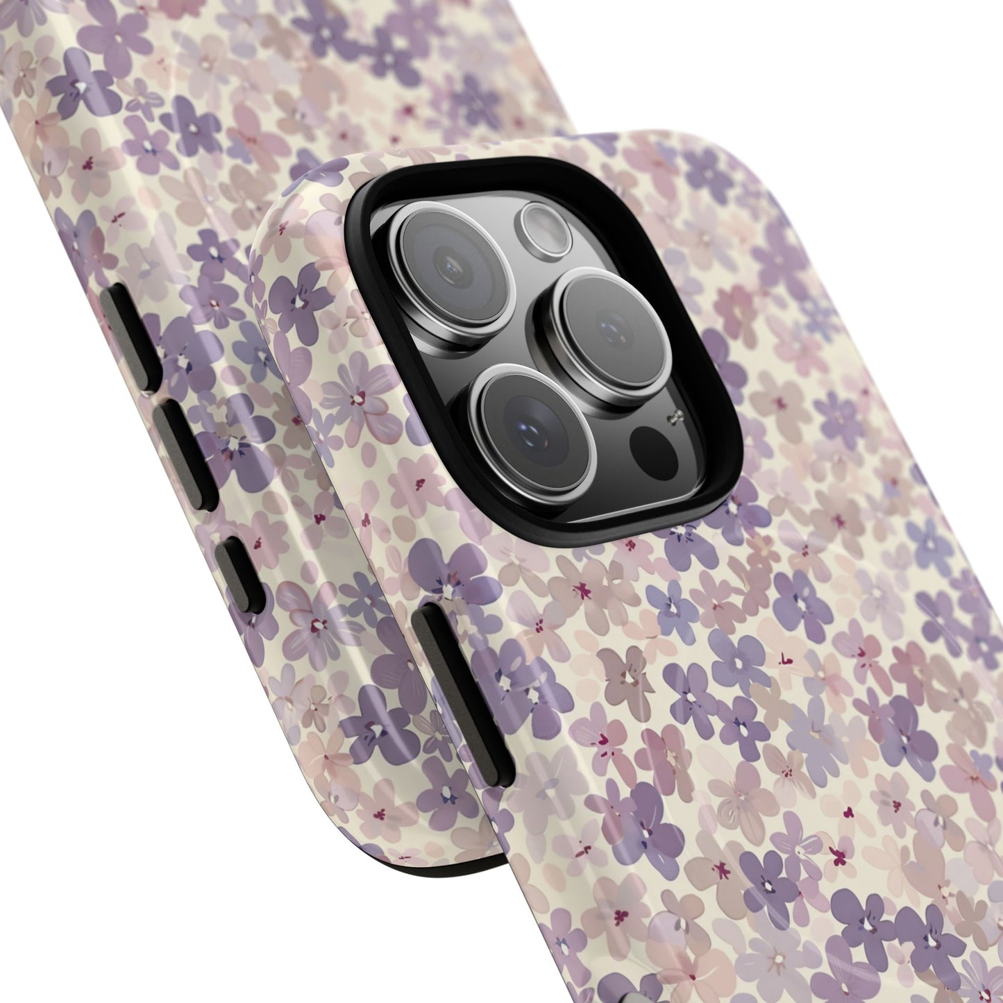 Ditsy Lilac - iPhone Tough Magnetic Case