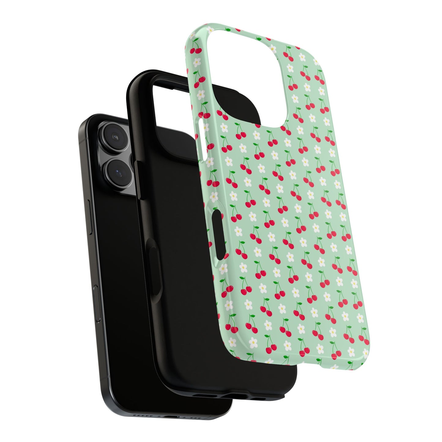 Mint Cherry - iPhone Tough Case