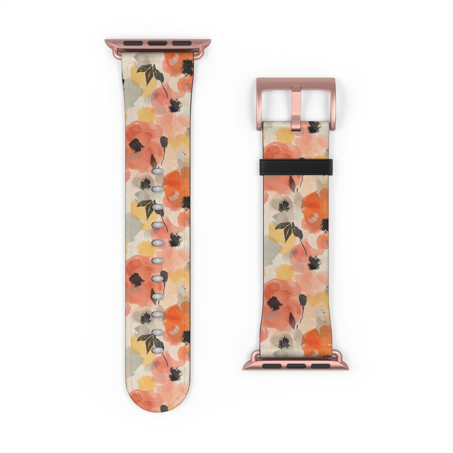 Poppy Paintstorm - Apple Watch Strap