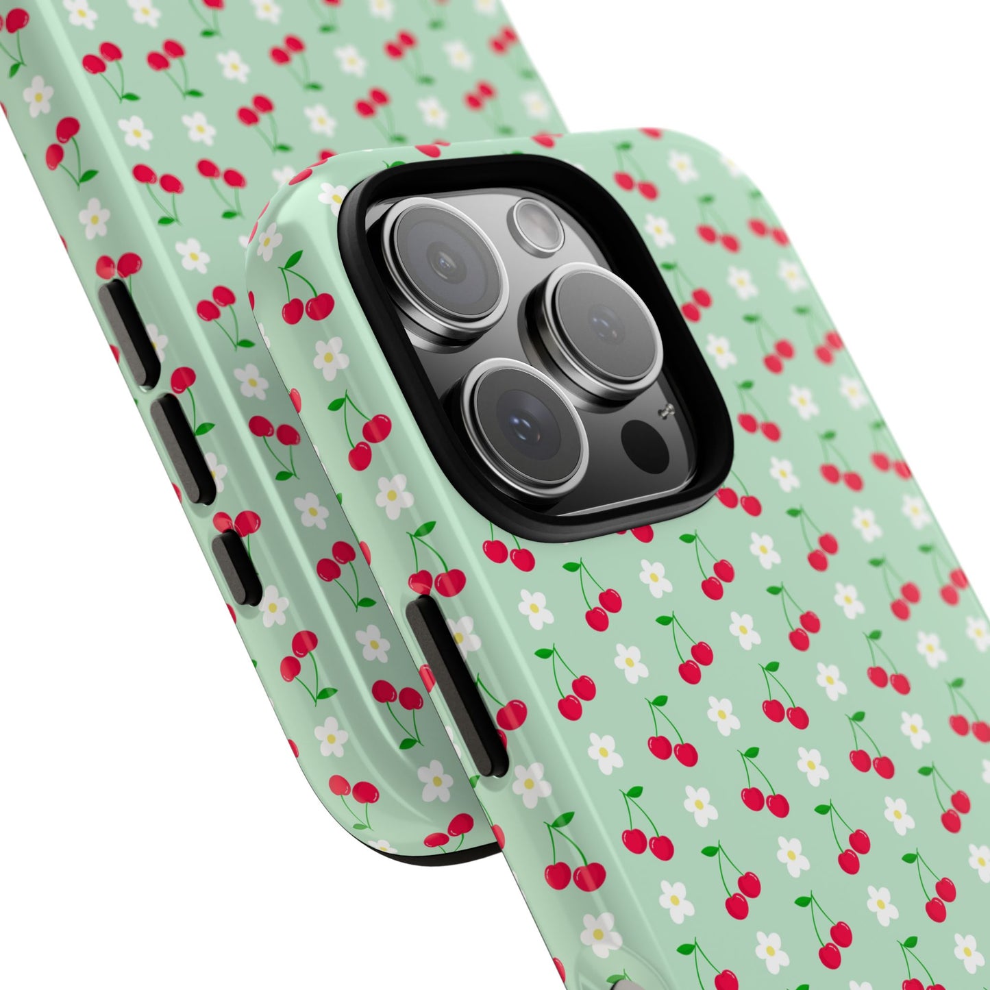 Mint Cherry - iPhone Tough Case