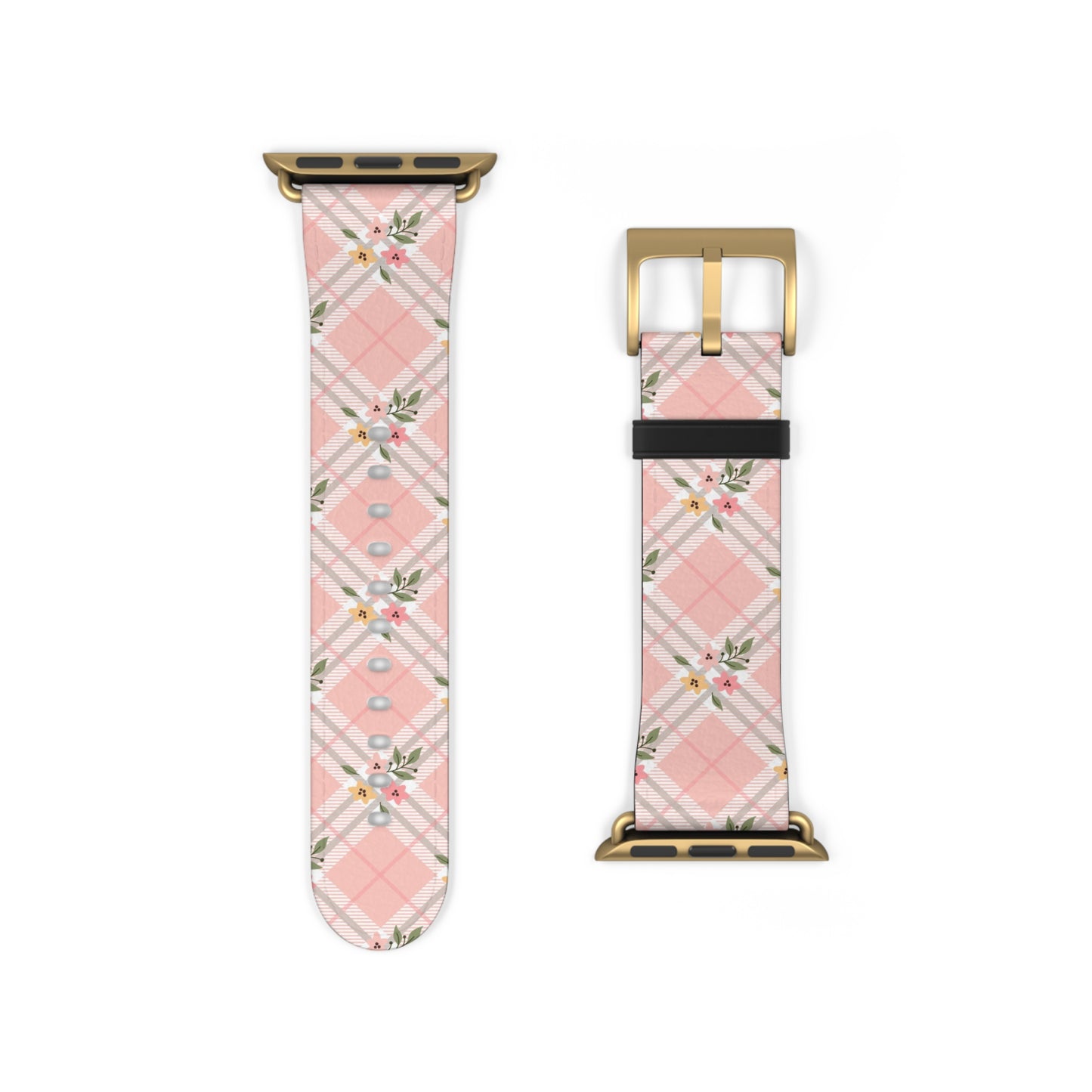 Pink Argyle - Apple Watch Strap
