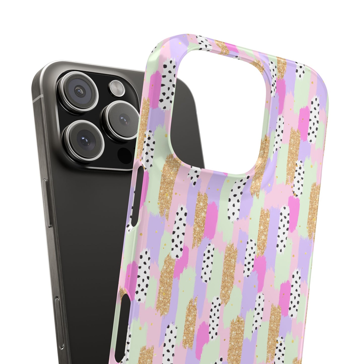 Pink Glam Stroke - iPhone Snap Case