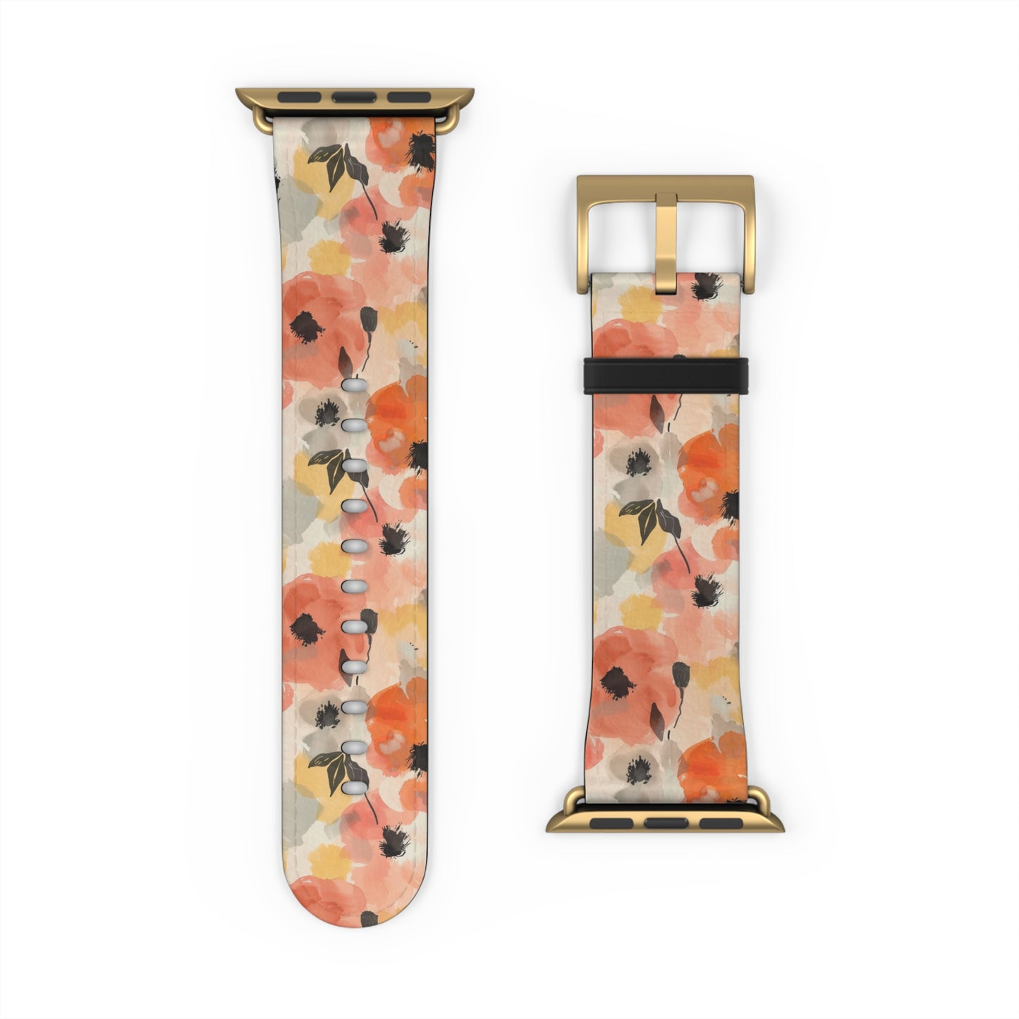 Poppy Paintstorm - Apple Watch Strap