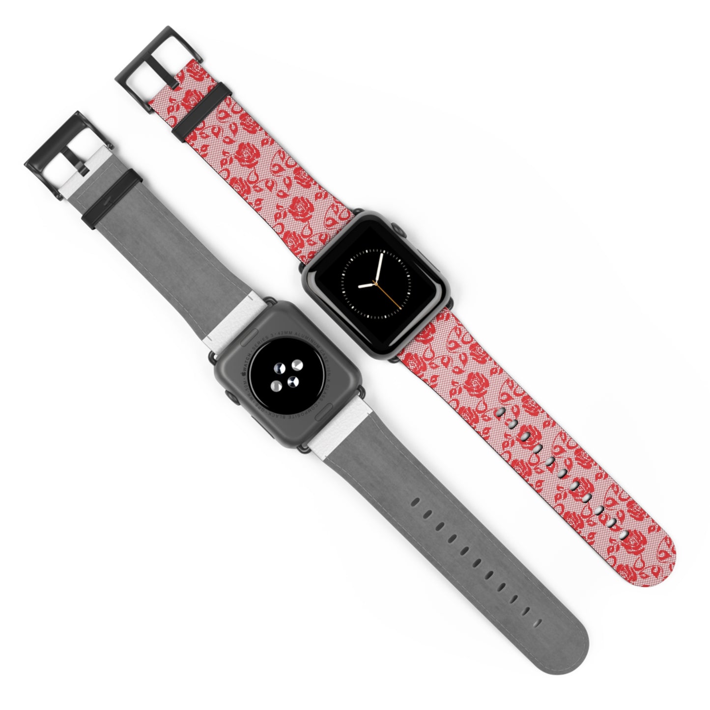 Scarlet Lace - Apple Watch Strap