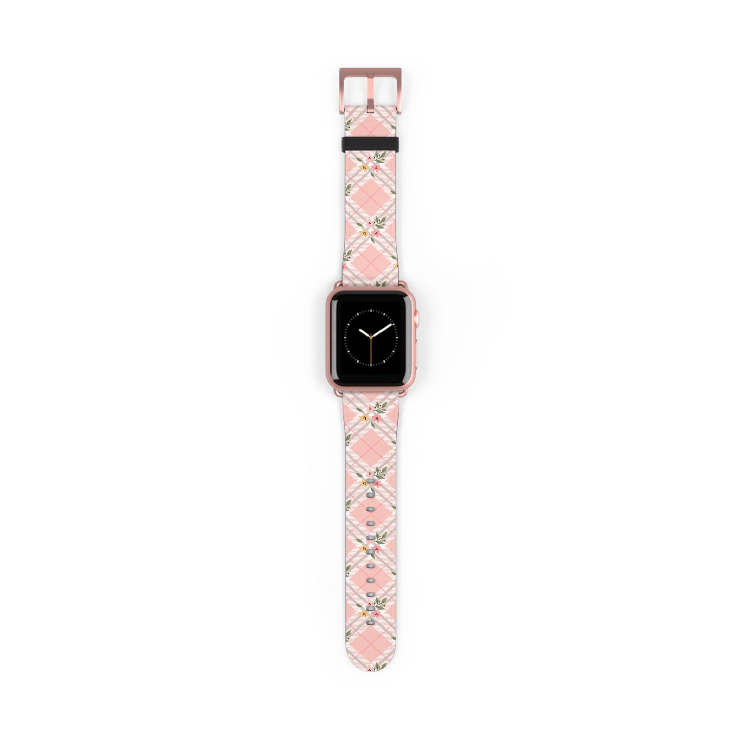 Pink Argyle - Apple Watch Strap