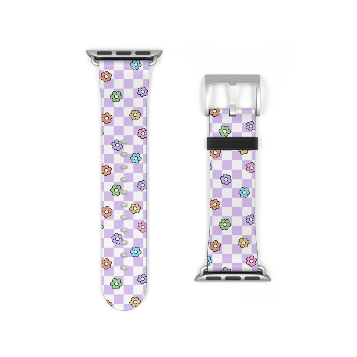 Checkered Bloom - Apple Watch Strap