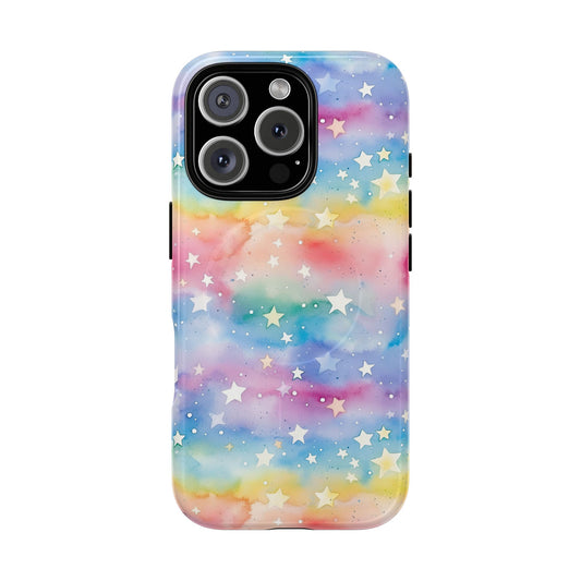 Rainbow Starlight - iPhone Tough Magnetic Case