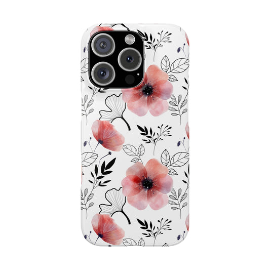 Poppy Petals - iPhone Snap Case