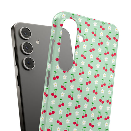 Mint Cherry - Samsung Snap Case