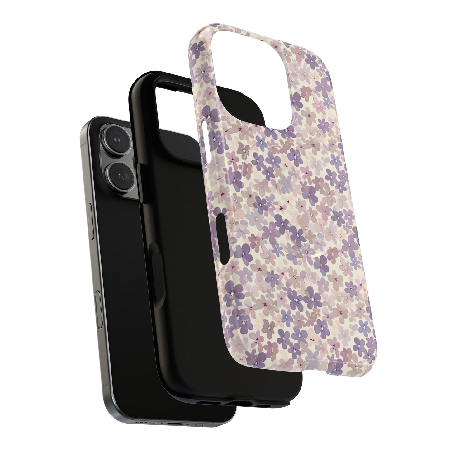 Ditsy Lilac - iPhone Tough Magnetic Case