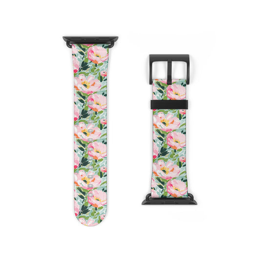 Watercolour Blossom - Apple Watch Strap