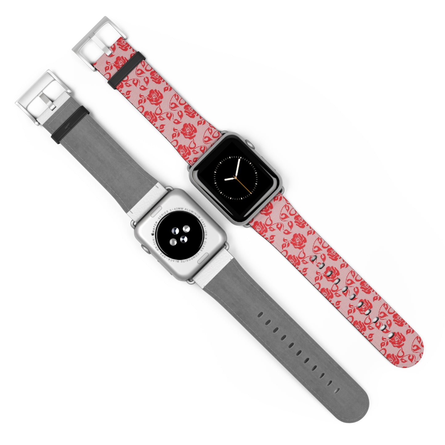 Scarlet Lace - Apple Watch Strap