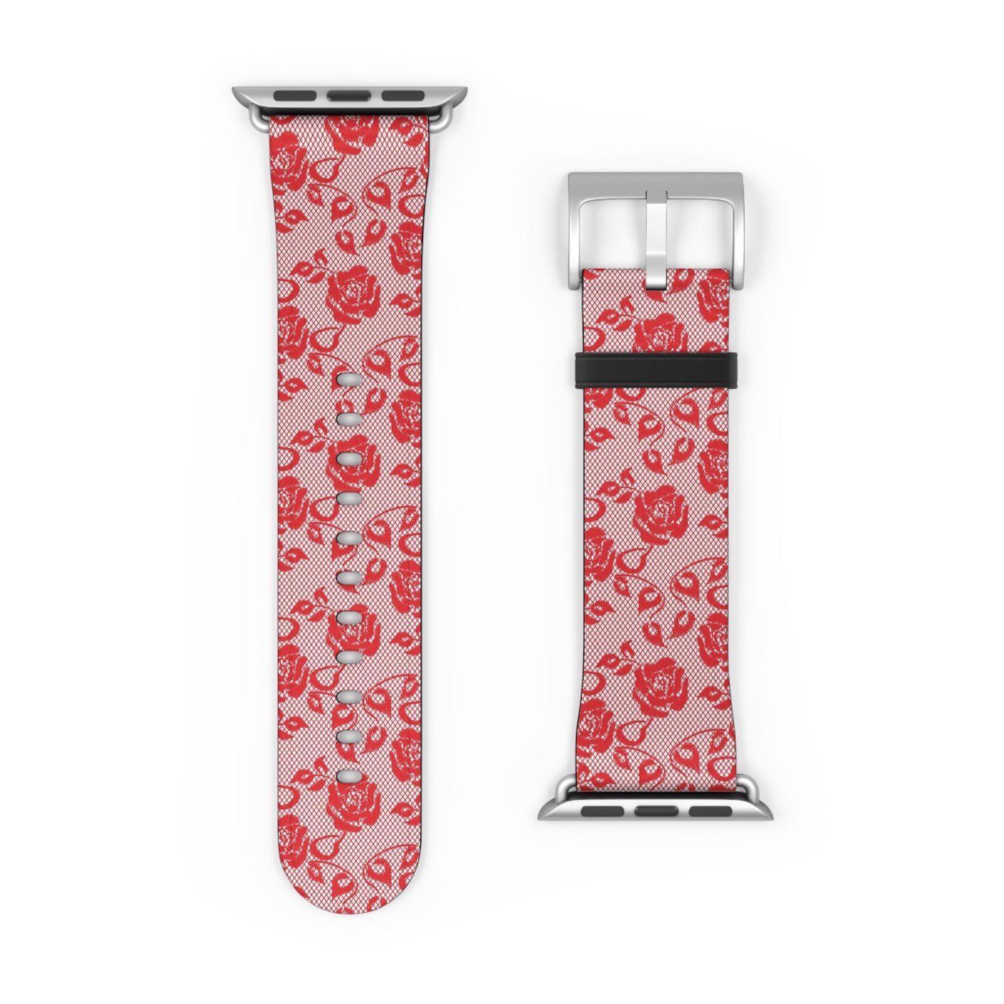 Scarlet Lace - Apple Watch Strap