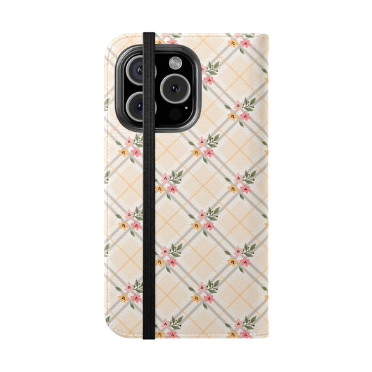 Petal Plaid - Folio Case