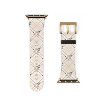 Petal Plaid - Apple Watch Strap