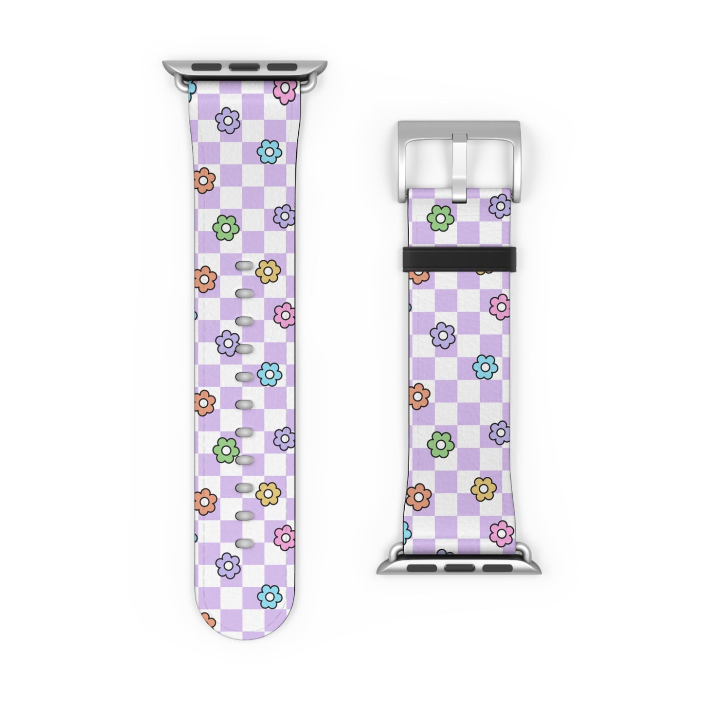 Checkered Bloom - Apple Watch Strap