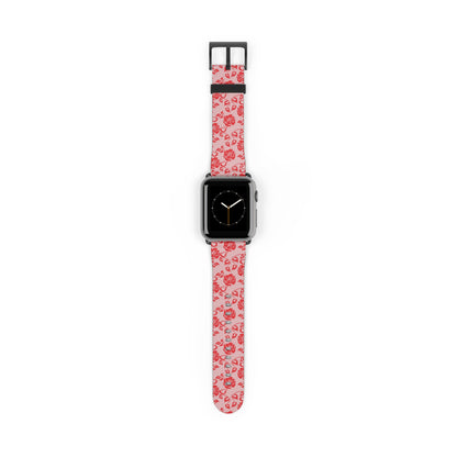 Scarlet Lace - Apple Watch Strap