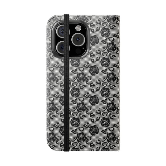 Lace Noir - Folio Case