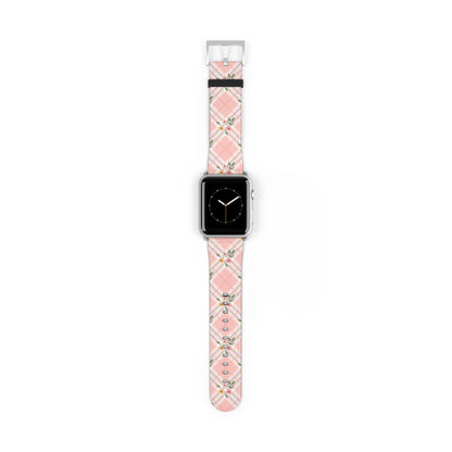 Pink Argyle - Apple Watch Strap