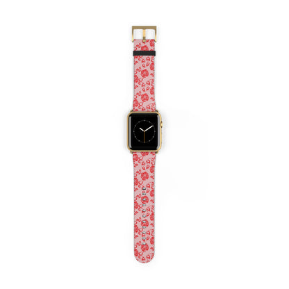 Scarlet Lace - Apple Watch Strap