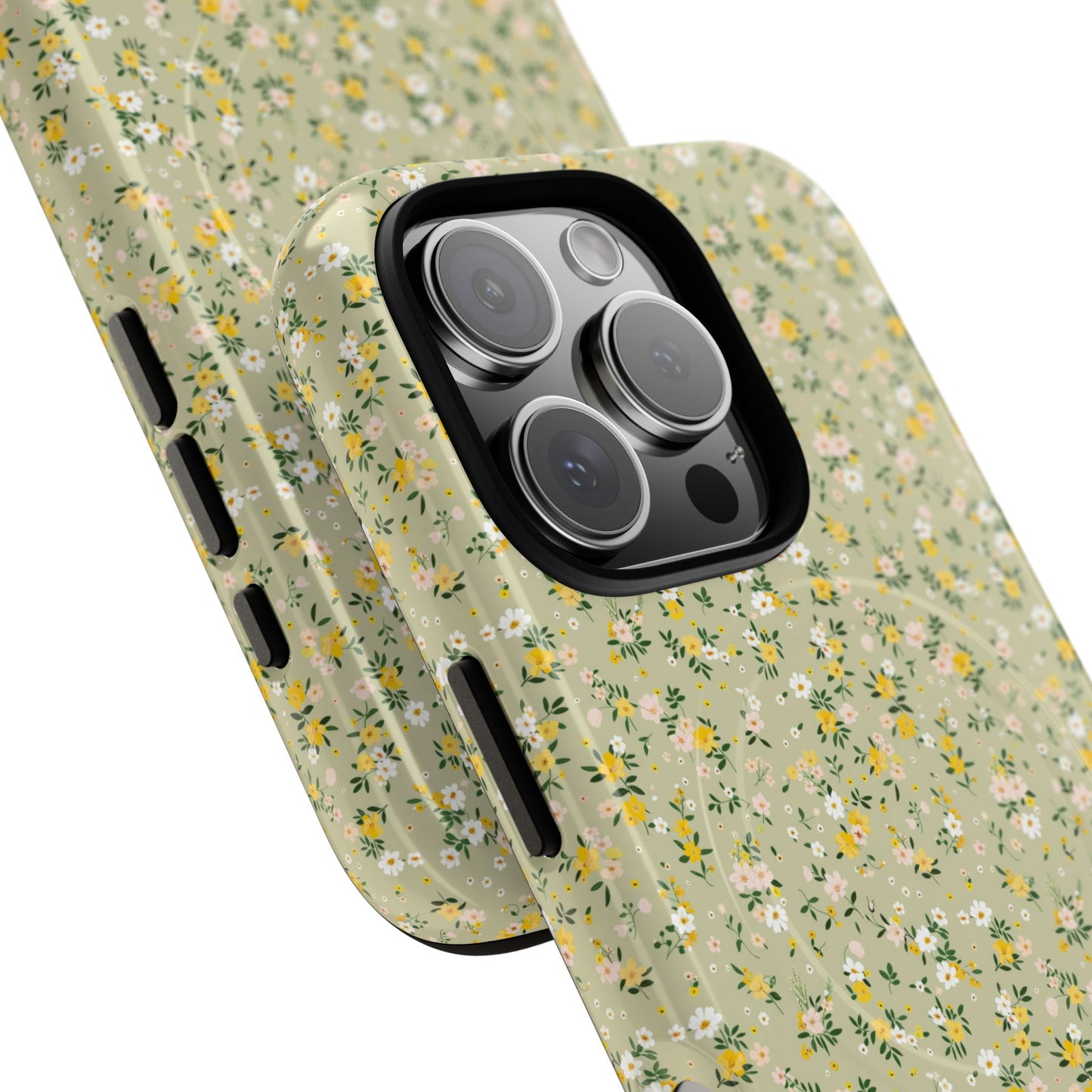 Ditsy Green - iPhone Tough Magnetic Case