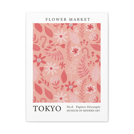 Flower Market (Tokyo) - Canvas