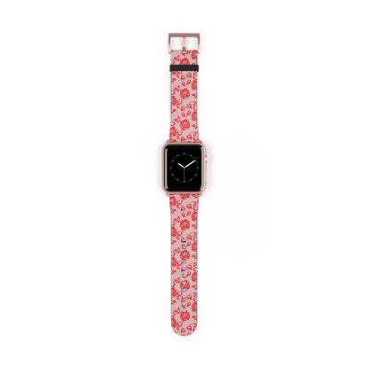 Scarlet Lace - Apple Watch Strap