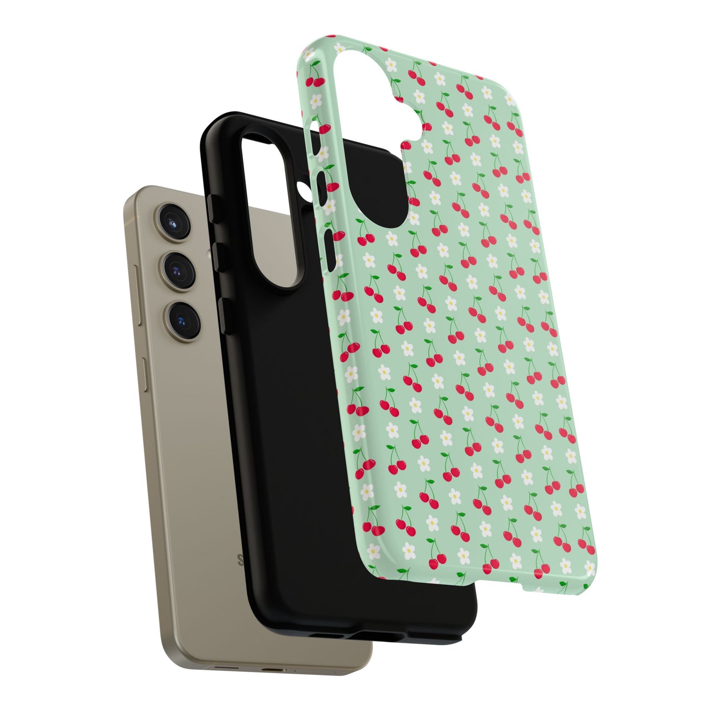 Mint Cherry - Samsung Tough Case
