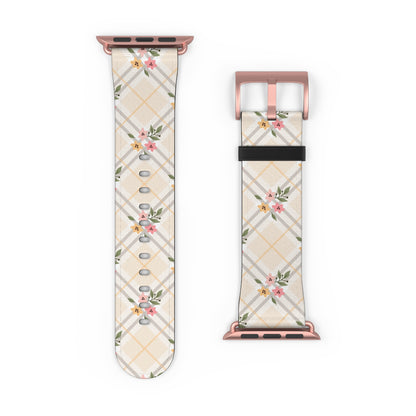 Petal Plaid - Apple Watch Strap