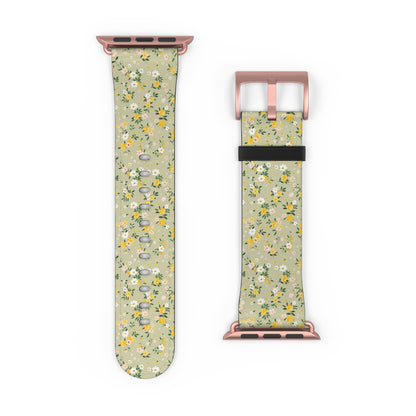 Ditsy Green - Apple Watch Strap
