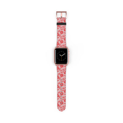 Scarlet Lace - Apple Watch Strap