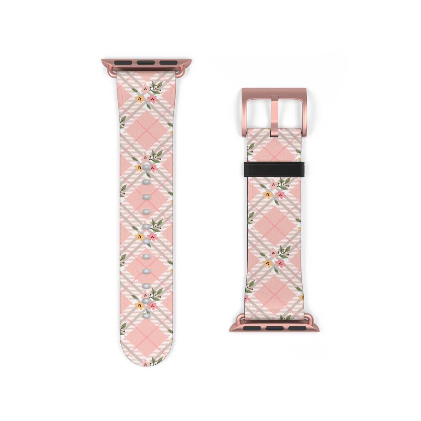 Pink Argyle - Apple Watch Strap
