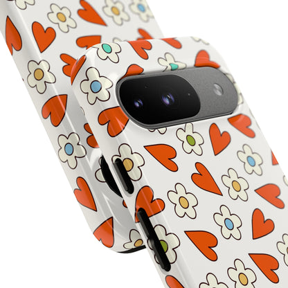 Groovy Love Bloom - Google Pixel Tough Case