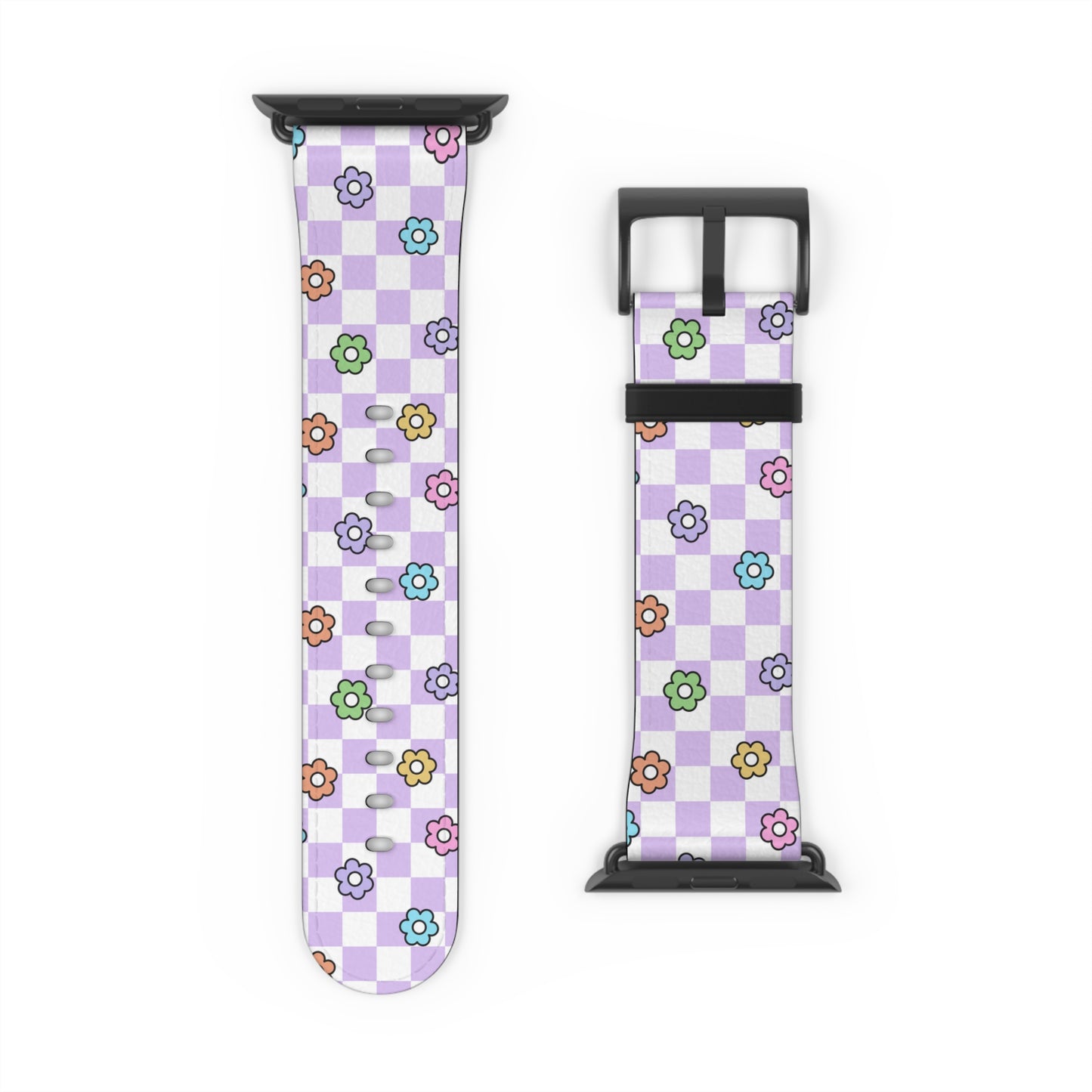 Checkered Bloom - Apple Watch Strap