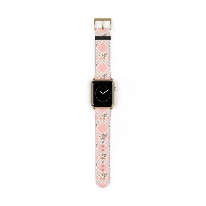 Pink Argyle - Apple Watch Strap